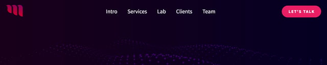Mobius Agency Header Navigation Preview