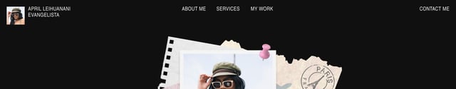 Header Navigation section