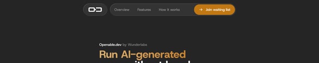 Openable Header Navigation Preview