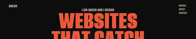 Anesh Kangutkar Header Navigation Preview