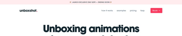 Unboxshot Header Navigation Preview