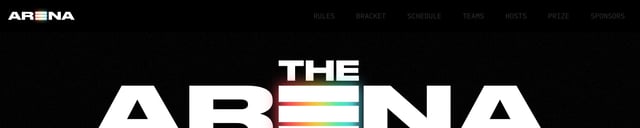 The Arena Header Navigation Preview