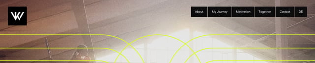 Katja Wolfinger Header Navigation Preview