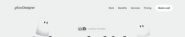 Ghost Designer Header Navigation Preview