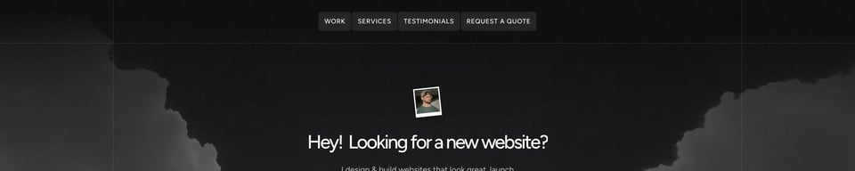 Header Navigation section on Kuba section design