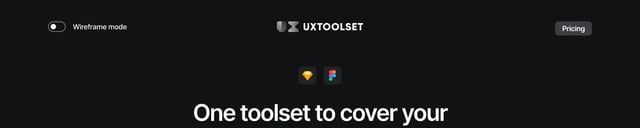 UXToolset Header Navigation Preview