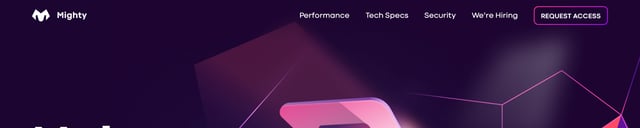 Mighty Header Navigation Preview