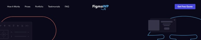 FigmaWP Header Navigation Preview