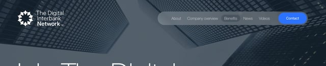 Interbank Network Header Navigation Preview