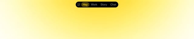 Daniel Sun Header Navigation Preview