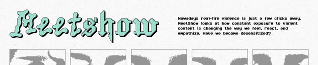 Meatshow Header Navigation Preview