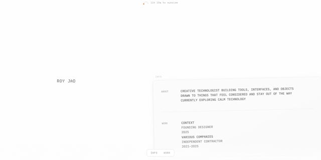 Portfolio section