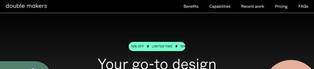Double Makers Design Subscription Header Navigation Preview