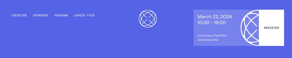 Header Navigation section on ACID 2024 section design