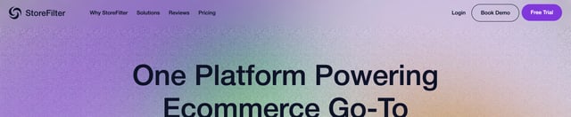 StoreFilter Header Navigation Preview