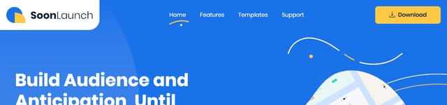 SoonLaunch Header Navigation Section