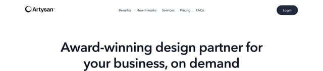 Artysan Header Navigation Preview