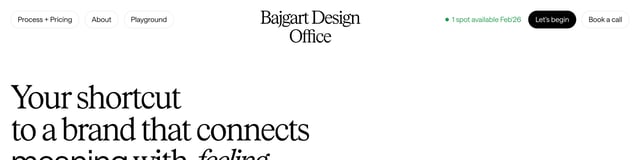 Bajgart Office Header Navigation Preview