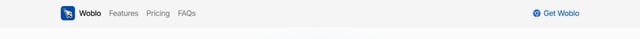 Header Navigation section