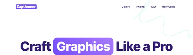 Captioneer Header Navigation Preview