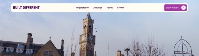 Bradford Header Navigation Preview