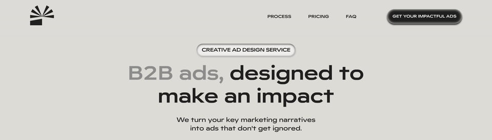 Header Navigation section on Diligent Studios section design