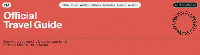 PP Neue Montreal Header Navigation Preview