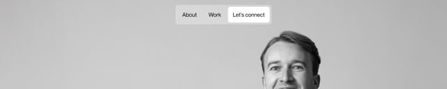Daniel Stoopendaal Header Navigation Preview