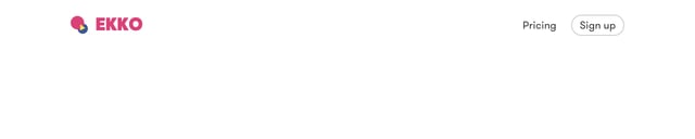 Ekko Header Navigation Preview