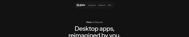 Glaze Header Navigation Preview
