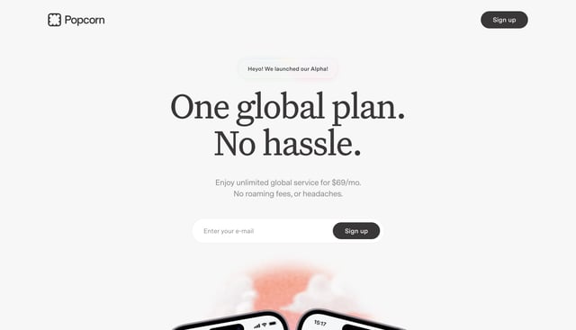 Popcorn Lead Capture Hero Preview