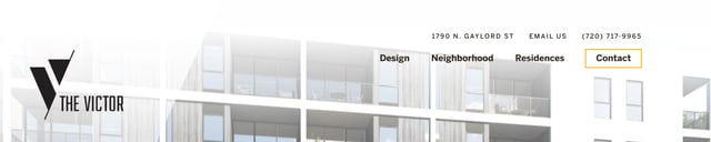 The Victor Header Navigation Preview