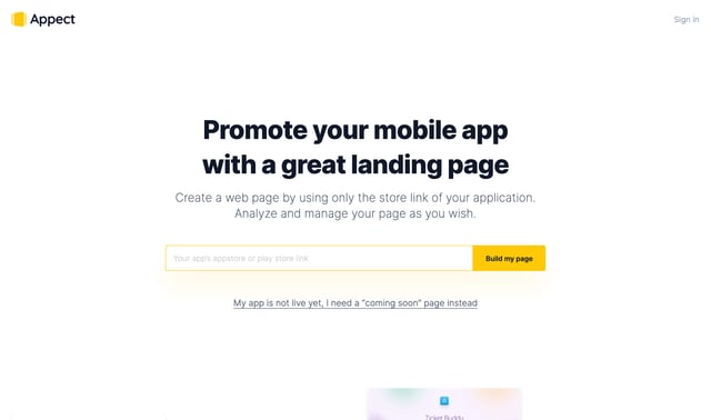 Appect Lead Capture Hero Preview