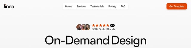 LineaDS Header Navigation Preview