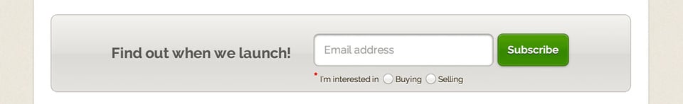 Waitlist or Beta Sign Up section on Farmly section design