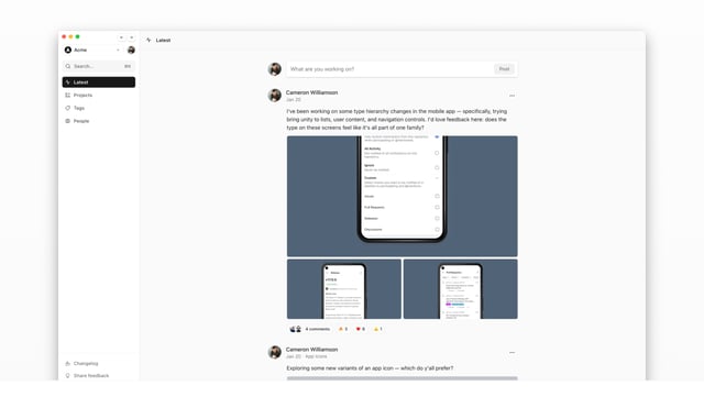 Campsite Screenshots Section