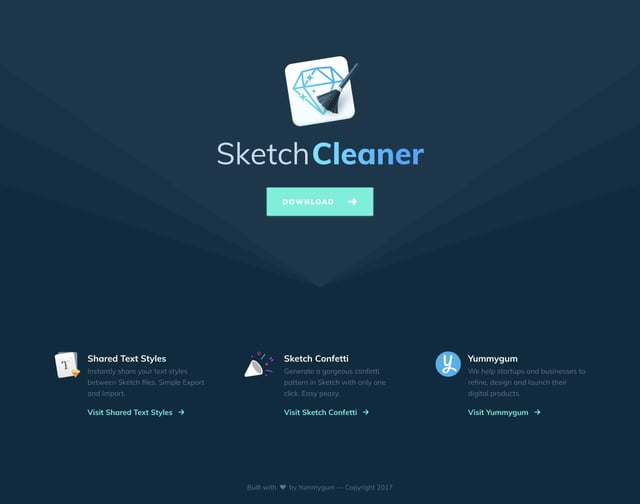 SketchCleaner Big Footer Preview