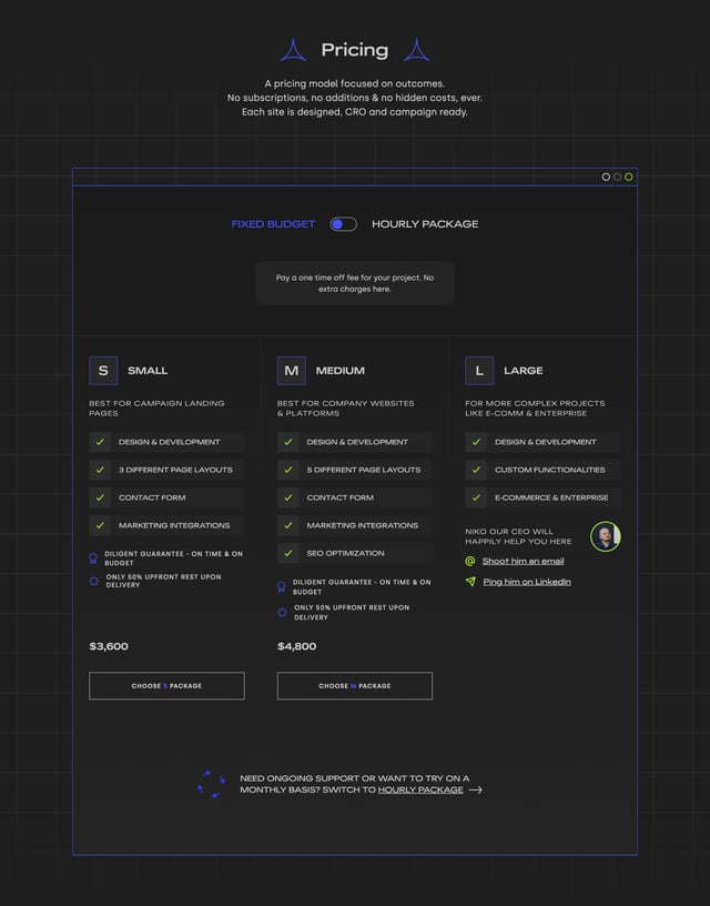 Diligent flow Pricing Table Preview