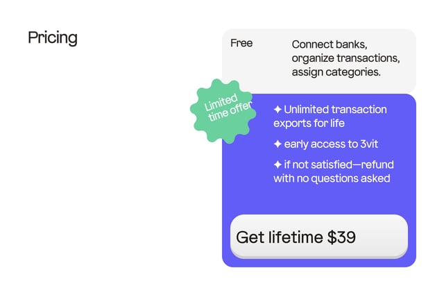 3vit Pricing Table Preview