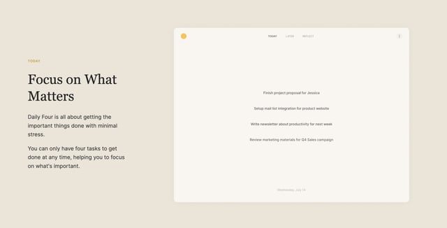 Daily Four Screenshots Preview