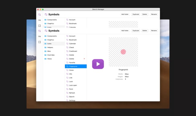 Sketch Manager Screenshots Preview