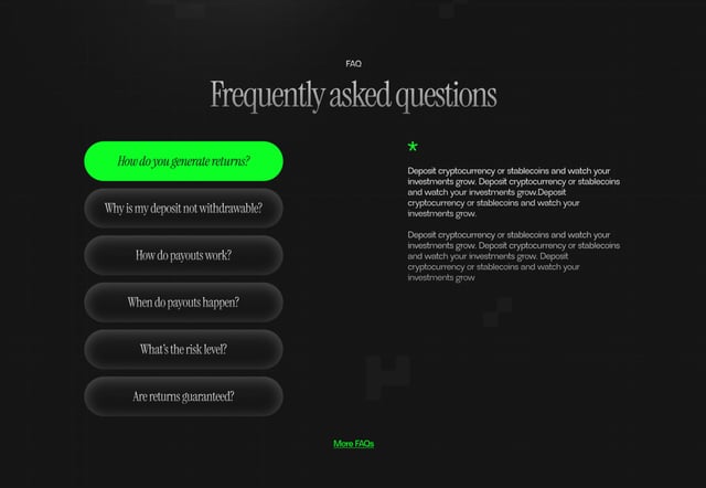 Solana DB FAQ Grid Preview