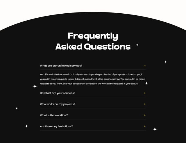 Inkyy FAQ Accordion Preview