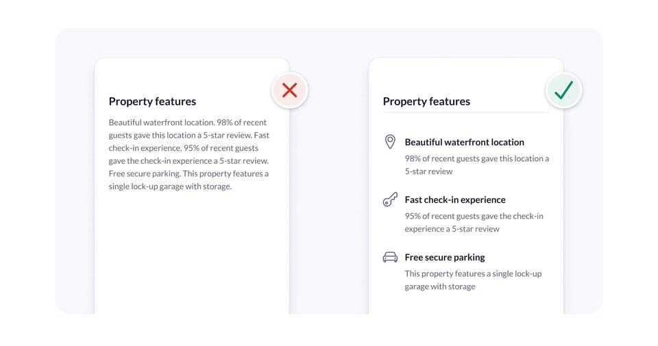 Before After section on Practical UI section design