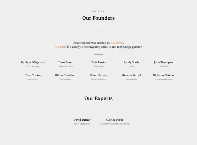 Regeneration Team Preview