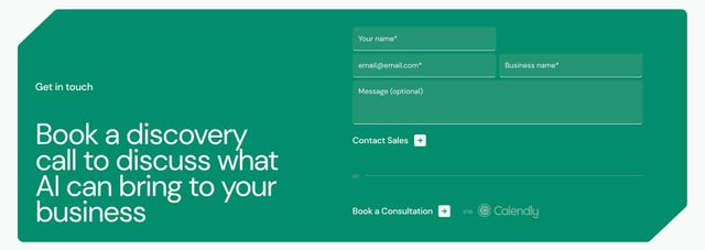 Hyve.systems Contact Form Preview