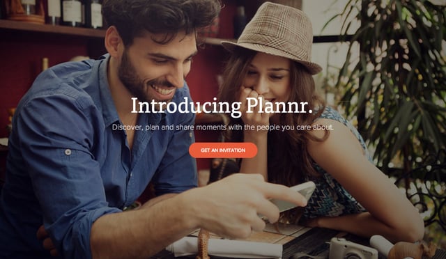Plannr Call-To-Action Preview