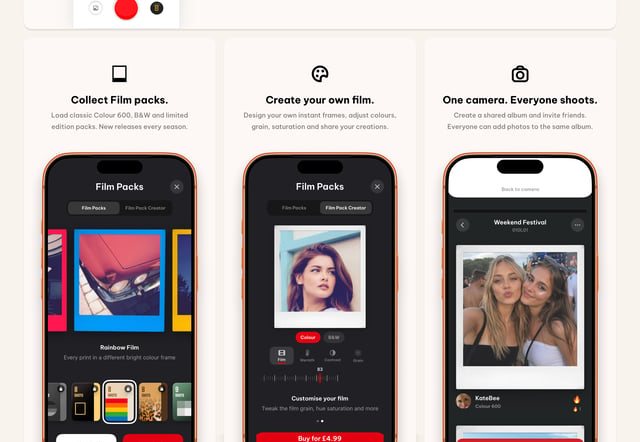 Bento Grid - Features section