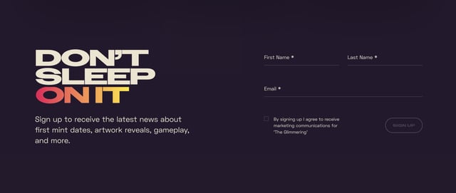 The Glimmering Newsletter Preview