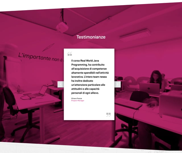 Nesea Education Testimonial Slider Preview